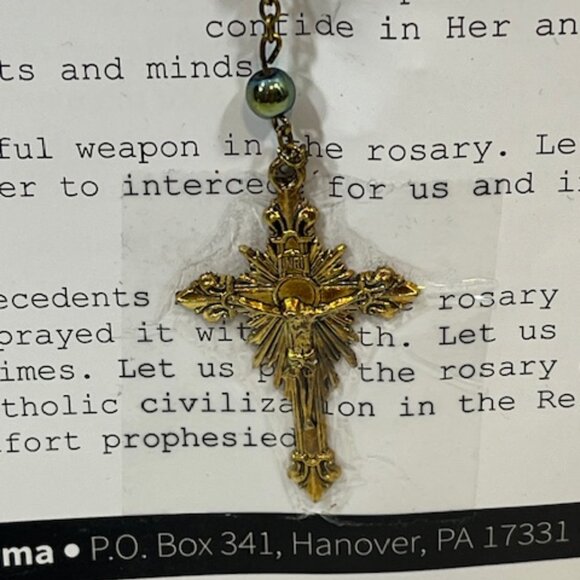 Rosary Beads Prayer Card The 15 Promises of Mary Our Lady of Perpetual Help - Picture 4 of 9